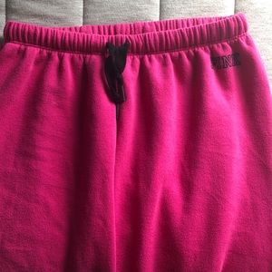 PINK sweatpants.